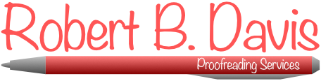 Robert B Davis Proofread logo